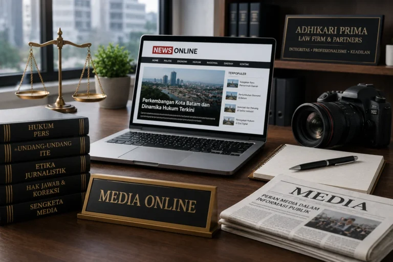 Layanan Hukum Media Online Batam | Pendampingan Profesional
